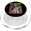Halloween Glam Retro Vintage Comics Pop MD Mummy Medical Doctor Medicine Spooky Spaventoso Horror Donne PopSockets PopGrip per MagSafe