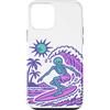 generic Custodia per iPhone 12 mini Scheletro surf estate spiaggia grafica