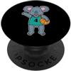 animal basketball sport basket hall drib Koala gioca a basket PopSockets PopGrip Adesivo