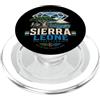 Sierra Leone Souvenir Gift Vintage Sierra Leone Viaggio Souvenir Landmark Gift PopSockets PopGrip per MagSafe