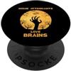 Halloween Home Attendant Tees Home Assistenti Love Brains Halloween PopSockets PopGrip Adesivo