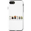 Funny Lab Dog Pet Owner Halloween Gifts Custodia per iPhone SE (2020) / 7/8 Labrador Retriever amante dei cani spettrale autunno Halloween grafica