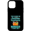 Funny Housekeeping & Cleaning Crew Appar Custodia per iPhone 12 mini Impressionante Housekeeping Manager Funny Hotel Cleaner
