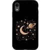 Cosmic Moon & Mars Co. Custodia per iPhone XR Retro Marte Luna Stelle Vintage Spazio Celeste Astronomia