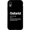 Guitarist Definition Gifts Custodia per iPhone XR Definizione Chitarrista Divertente Chitarra Collezionista Umorismo