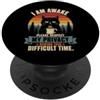 I Am Awake Please Respect My Privacy Shi I Am Awake Please Respect My Privacy PopSockets PopGrip Adesivo