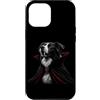 Halloween Border Collie Dog Pet Owner Go Custodia per iPhone 12 Pro Max Vampiro gotico spettrale per amanti dei cani, Border Collie
