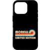 Retro Name Vault Custodia per iPhone 16 Pro MORELLI Retro 70s 80s Sunset Stripe
