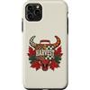 Harvest Patch Outfitters Custodia per iPhone 11 Pro Max Harvest Lunch Western Cow Skull Vintage Autunno Boutique Autunno