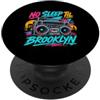 PeeKay Apparel - Music No Sleep Til Brooklyn Retro Boombox Music Lover PopSockets PopGrip Adesivo