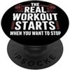 Funny Gym Weightlifting Training Boxing Divertente palestra sollevamento pesi allenamento uomini donne scherzo PopSockets PopGrip Adesivo