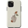 Boutique Botanical Society Custodia per iPhone 11 Pro Autunno Botanico Lino Vaso Leopardo Plaid Foglie