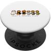 Funny Lion Lover Halloween Animal Gifts Leone carino amante degli animali spettrale autunno Halloween grafica PopSockets PopGrip Adesivo