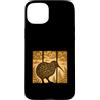 kiwi silhouette vintage panel ornate kiw Custodia per iPhone 15 Plus Pannello Vintage Kiwi Silhouette