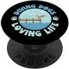 Dock Diving Gifts Cani subacquei Amare la vita Dock Diving PopSockets PopGrip Adesivo