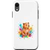 Disegni d'Arte di Animali ad Acquerello Custodia per iPhone XR Simpatico Orsetto Acquerello Animale della Foresta