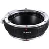 Generico Adattatore for obiettivo compatibile for EOS EF EF-S a M4/3 MFT PEN Lumix | Accessorio for il collegamento dell'obiettivo