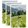 Hoikwo Cornice 40x60,Cornice Bianca in Alluminio,Set di 3,Decorare la Casa