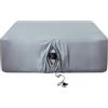 Antranfour Lenzuolo con angoli per materasso ad aria per letto matrimoniale standard, con tasche extra profonde da 61 cm, ultra morbido, resistente, traspirante, per letto gonfiabile, con apertura per