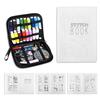 letuxaamz Kit Punto Croce Embroidery Kit Punto Croce Prestampato, Ricamo L'aspetto dei Libri Contiene Tre Pagine con Diversi Motivi Floreali Set Ricamo Adatto per Progetti Artigianali per Adulti