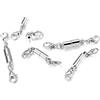 GIVBRO Fermagli magnetici a moschettone per gioielli Extender braccialetto collana accessori per fai da te in argento, 5 pezzi (diametro 5 mm)