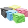 ZOLLNER 50 Panni microfibra - multiuso - lavabili in lavatrice a 60°C - senza lasciare aloni e pelucchi - 32x32 cm- colori misti - Qualità alberghiera