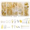 TOAOB THE ONE AND ONLY BABY TOAOB 1120pz Kit per Orecchini Fai Da Te Ganci di Orecchini Argento Oro
