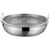 Generic Filtro Olio Per Frittura Con Manico Resistente Al Calore Filtro Olio In Acciaio Inossidabile | Colino Scolapiatti A Rete Per Grasso Per Barbecue Da Cucina, Alimenti Fritti, Verdure, Dessert,