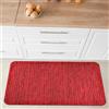 Comart - Tappeto Cucina Nancy - 50x75cm Rosso - Passatoia Antiscivolo