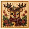 Generico Kit DIY Pittura A Diamante Natalizia Con Perle E Cornice 30X30CM | Kit Per Painting Diamond Con Babbo Natale Albero Natale Renne, Kit Diamond Natalizio Con Pietre Preziose, Per Murali Decor