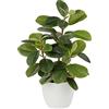 Oairse Piante artificiali in vaso da 22 cm per la decorazione domestica Pianta d'appartamento di camelia artificiale, composizioni floreali Decorazione per la casa e l'ufficio Bonsai da tavolo…