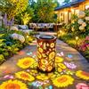 Bawetech Lanterne solari per esterni, 2026, lampada solare per esterni, decorazione da giardino, IP65, impermeabile, a LED, per patio, terrazza, prato, campeggio, Halloween
