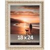 Victor cornice portafoto "Rubens" oro beige 18x24 cm | Profilo: 30 x 20 mm - stile barocco antico - vetro vero - decorazione per la casa
