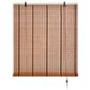 Bamblind 140X200cm Tapparella a rullo in Listelli di Bambù Midollino con arrotolamento a carrucola Tenda a Rullo in Bambù,Protezione Solare e della Privacy Tenda di Ventilazione,per Porte e Finestre