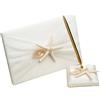 SHERCHPRY Beach Style Guest Book con Penna e Supporto Libro delle Firme per Matrimonio e Cerimonia Registro Presenze Elegante Tema Spiaggia Idea Regalo Sposi per Inviti e Messaggi