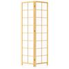 RIIMARE Paravento in legno bianco Scandi Chic Classic (J000), 2-6 ali, pieghevole, 80 x 172 cm