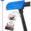 Tyroler Bright Tools Tyroler Lavavetri Telescopico Professionale 30-280cm | Bastone Telescopico per Pulizia Vetri Finestre 2 in 1 Con Asta a 7 Parti; Pulisci Vetri Telescopicos per Finestre Alte