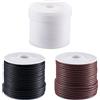 PH PandaHall PandaHall - Tubo cavo tubolare in gomma PVC, 30 m, 2 mm, colore bianco, marrone, nero, con supporto per punti, per lavori a maglia, uncinetto, artigianato e creazione di gioielli