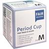 FAIR SQUARED Period Cup Size M, certificato FSC, vegano, 1 pezzo