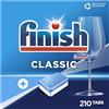 Finish Classic Spülmaschinentabs, phosphatfrei - Geschirrspültabs für die Basis-Reinigung des Geschirrs - Sparpack mit 210 Finish Tabs