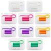 NIERBO Aligner Vassoio Sedile 10 Pezzi Aligner Chewies Masticatori per Allineatori Dentali Con strumento di rimozione, bastoncino di estensione e custodia per Allineatori Vassoi con Bastoni (5 Colori)