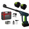 maryse Idropulitrice a Batteria Professionale 30 Bar, Idropulitrice Portatile con 2 Batterie da 6.0Ah, Ugello 6-in-1, Tubo 5M, Kit Pulizia per Auto, Giardino, Mobili da Esterno e Biciclette - Verde