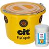 cit Trappola Mosche FlyCage6, Coperchio, 6 Inserti, Esca