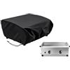 Azatemgo Copertura protettiva per Plancha in Tessuto Oxford 420D - 70×40×37 cm - Compatibile con piastre grill a 2 fiamme - Impermeabile, resistente ai raggi UV e antipolvere