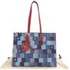 Louis Vuitton Borsa Louis Vuitton Monogram Denim OnTheGo GM 2WAY M44992 rossa usata #027