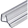 Gedotec GUARNIZIONE PORTA di vetro doccia LABBRO per cabine 135° copertura del corpo duschtür-dichtung LUNGHEZZA 2000 mm PVC trasparente impermeabilizzante spessore 8-10 - Trasparente, 2000 mm