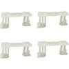 LIKINMAKA 410918-1 414312-9 411343-9 Ricambio per Makita BO4510 BO4530 BO4550 | BO4551 BO4552 BO4553 BO4554 BO4560 BO4561 BO4562 BO4563 9035D 9035 9035DW M901 - (colore: 4 pezzi)
