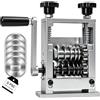 ESOHOT Spellafili Elettrici 3-17 mm, Macchina Spelafili per Rame con Manovella o Trapano, Spelacavi per Riciclo Fili Elettrici con 6 Canali e 5 Lame, Spelafili Professionale (Bianco)