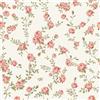 LACHEERY Carta da Parati Floreale Rosa Beige Camera da Letto 44,5cm x 200cm | Carta da Parati Adesiva Muro Fiori Stile Cottage Inglese Rustico Pellicola Autoadesiva per Mobili Pareti Cucina Soggiorno