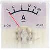 Domasvmd Analogico Corrente Pannello Meter per 0-20A Amperometro Quadrato Corrente Test Tipo Meccanico per Pannello Meter Amp Voltmetro Misuratore Digitale